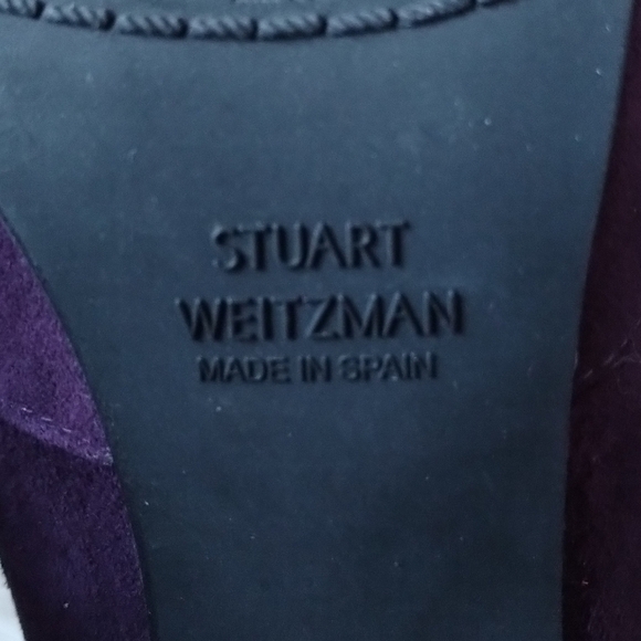 Stuart Weitzman Troika Thigh High Suede Tri-Color Boots Women's Size 9 - Picture 6 of 7